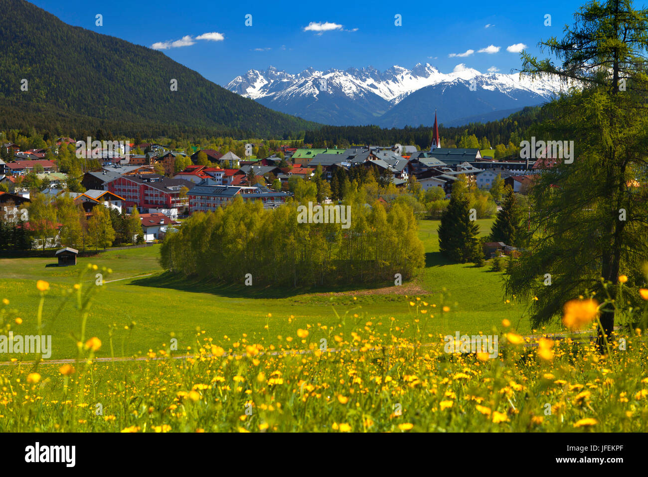 Austria, Tyrol, Seefeld Stock Photo