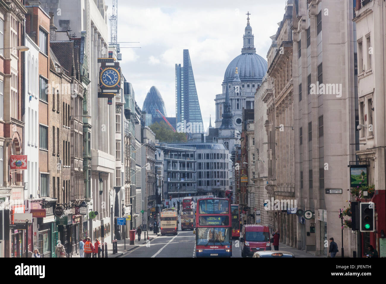 England, London, Fleet Street Stock Photo