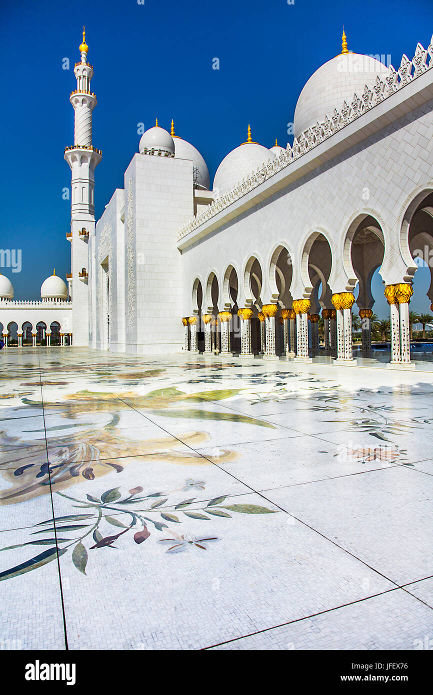 Sheikh Zayid Mosque Stock Photo