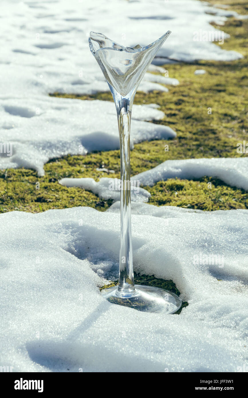 Shattered cocktail glass Stock Photo Alamy