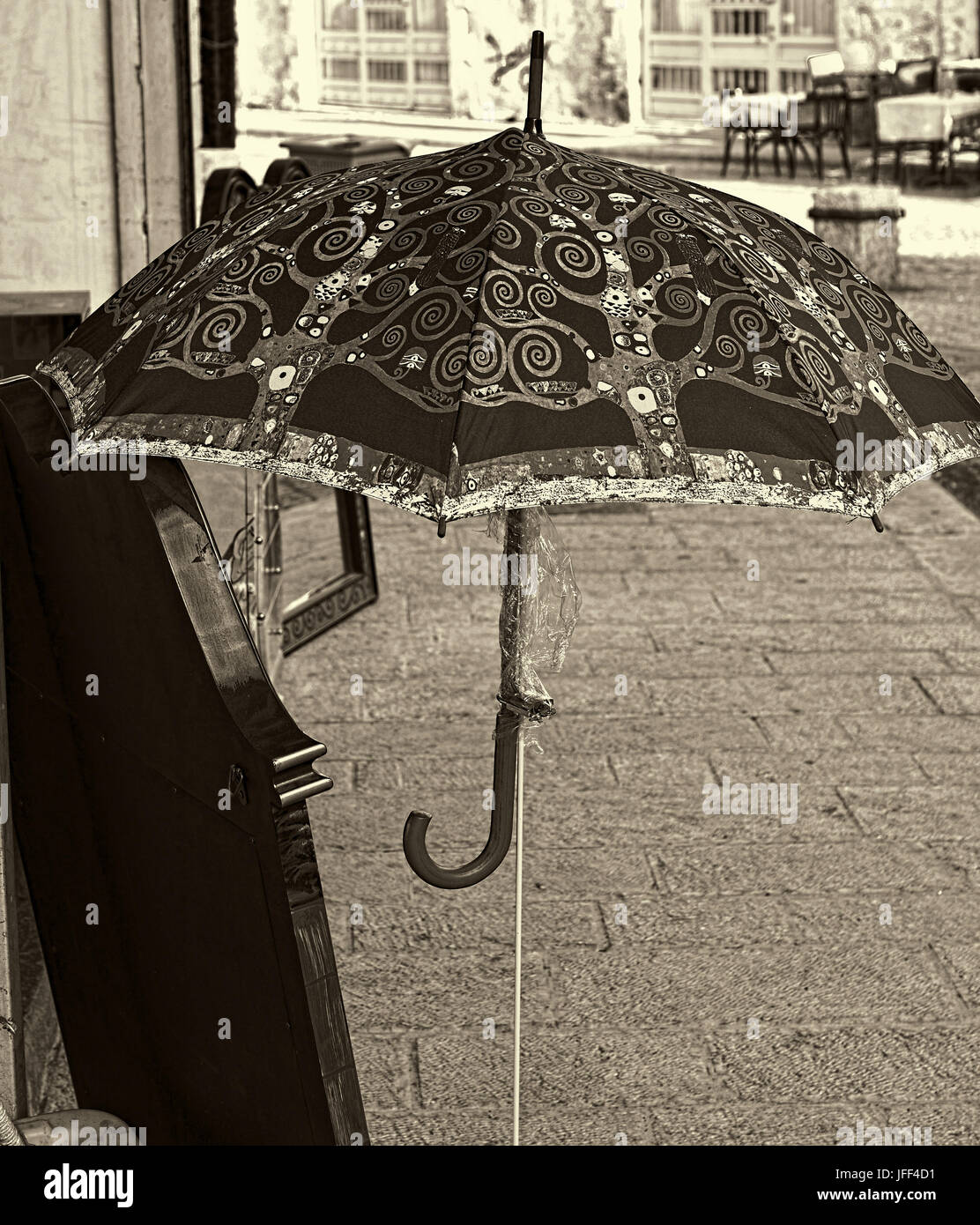 Old Vintage Umbrella on the Street Stock Photo Alamy