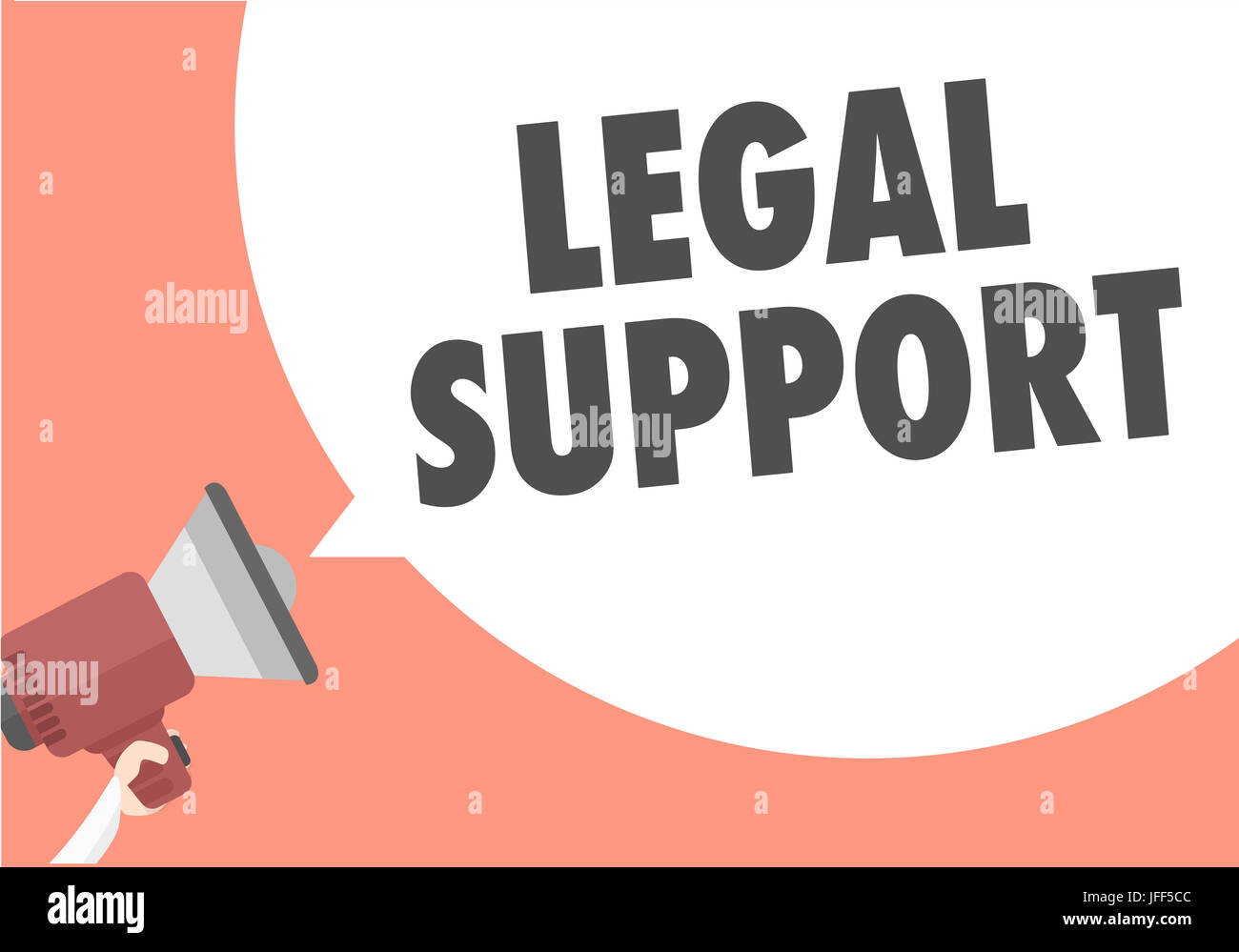 Loudspeaker Legal Support Stock Photo Alamy