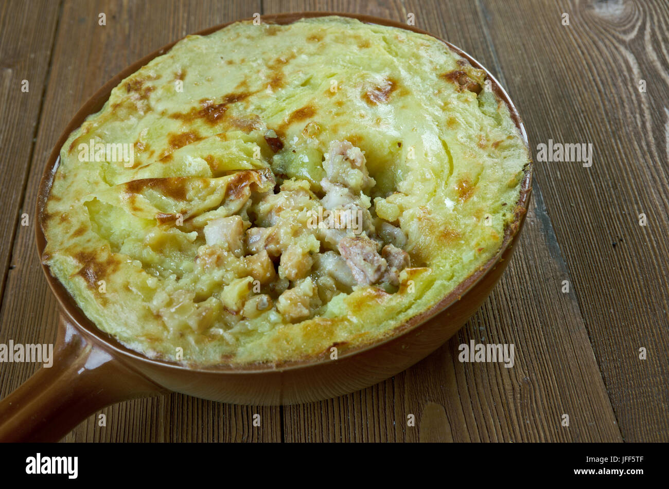 Tunisian PotatoMeat Pie Stock Photo Alamy