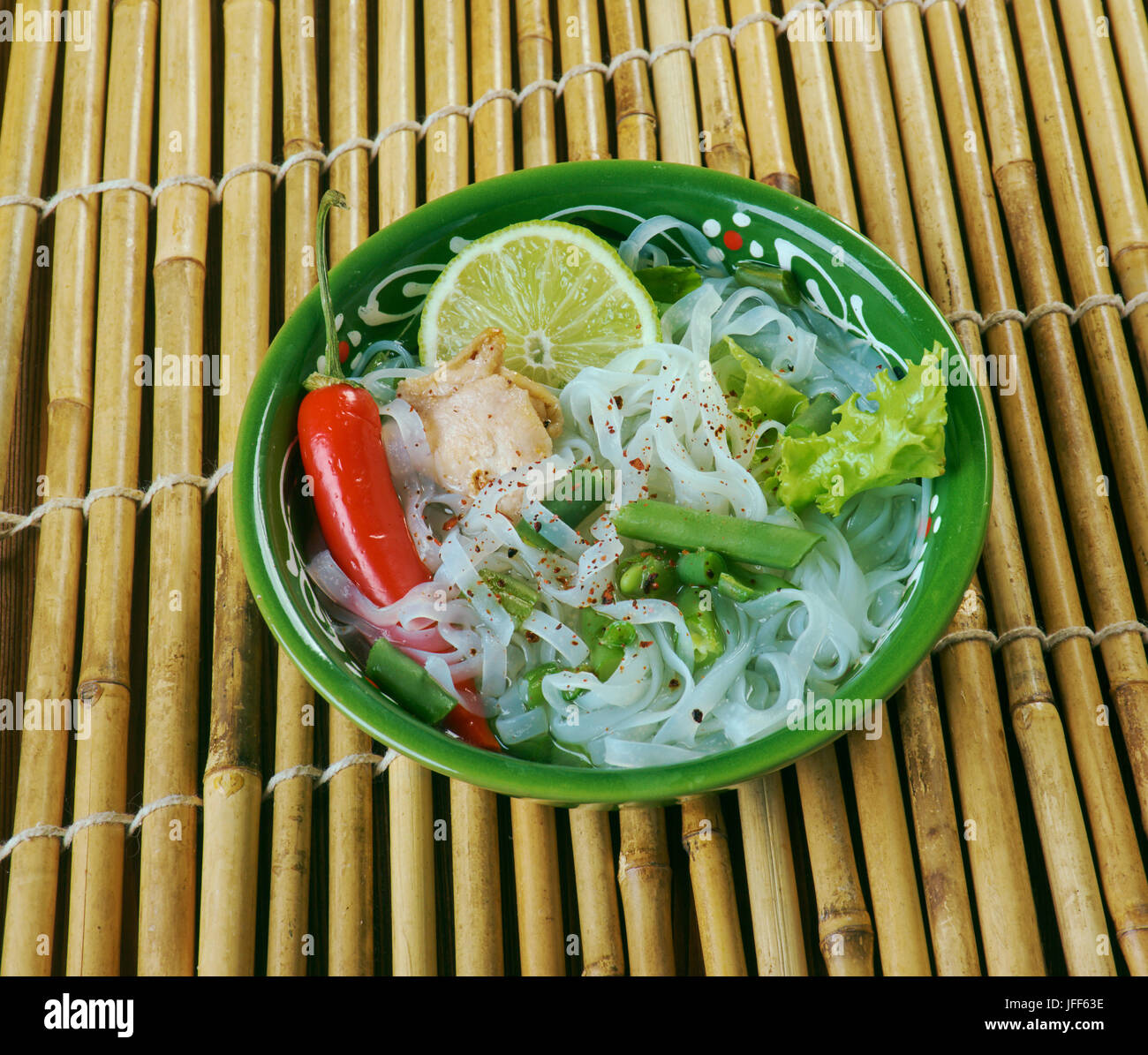Lao rice noodle soup hi-res stock photography and images - Alamy