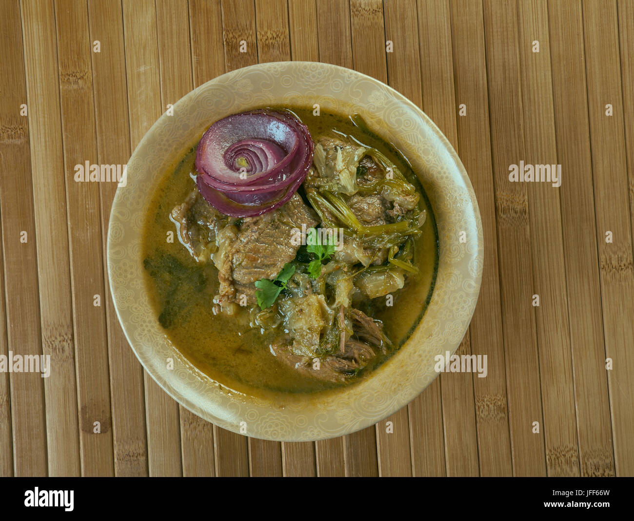 Ethiopian Lamb Onion Stew Stock Photo Alamy