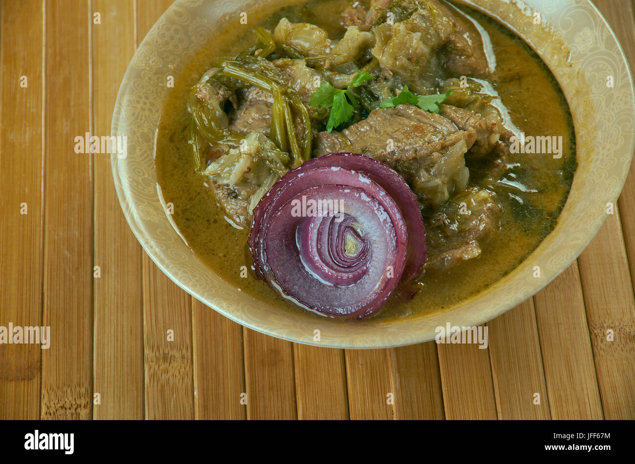 Ethiopian Lamb Onion Stew Stock Photo Alamy