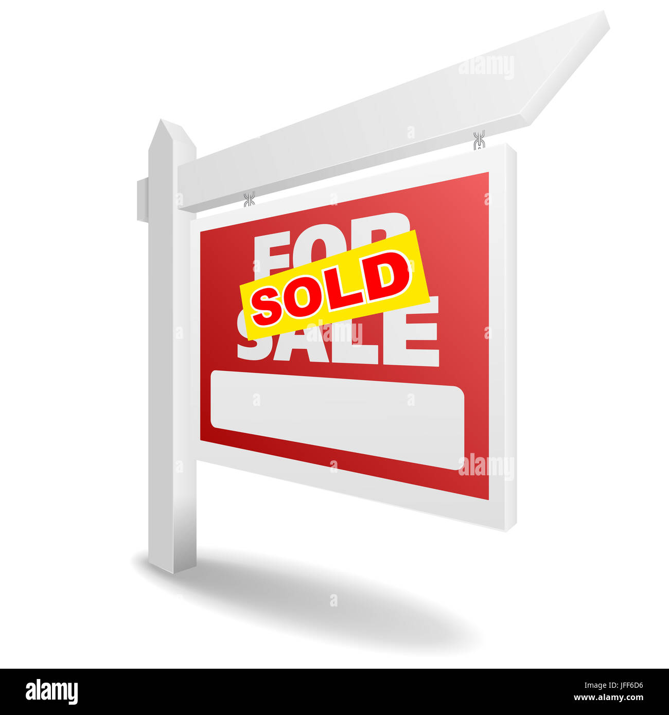 Real Estate Sold Stock Photo