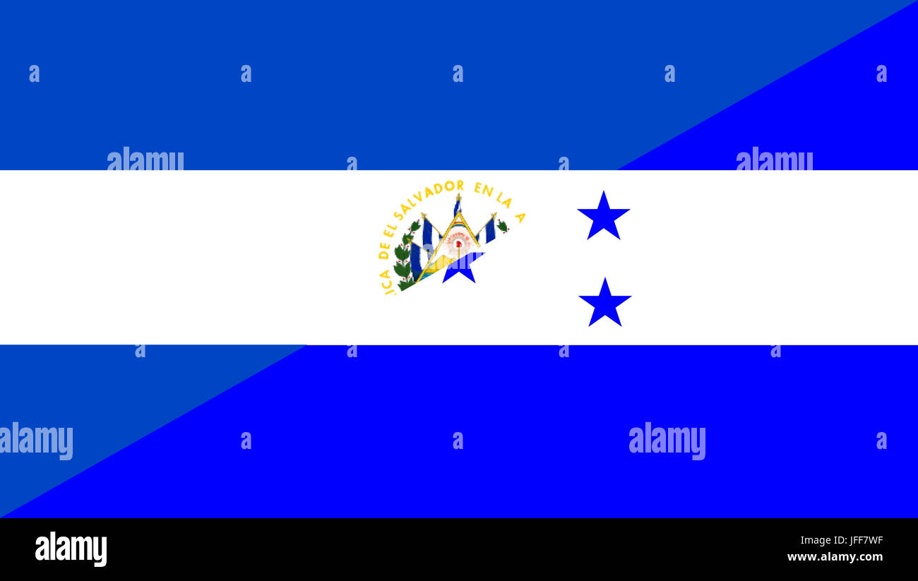 el salvador honduras flag Stock Photo Alamy