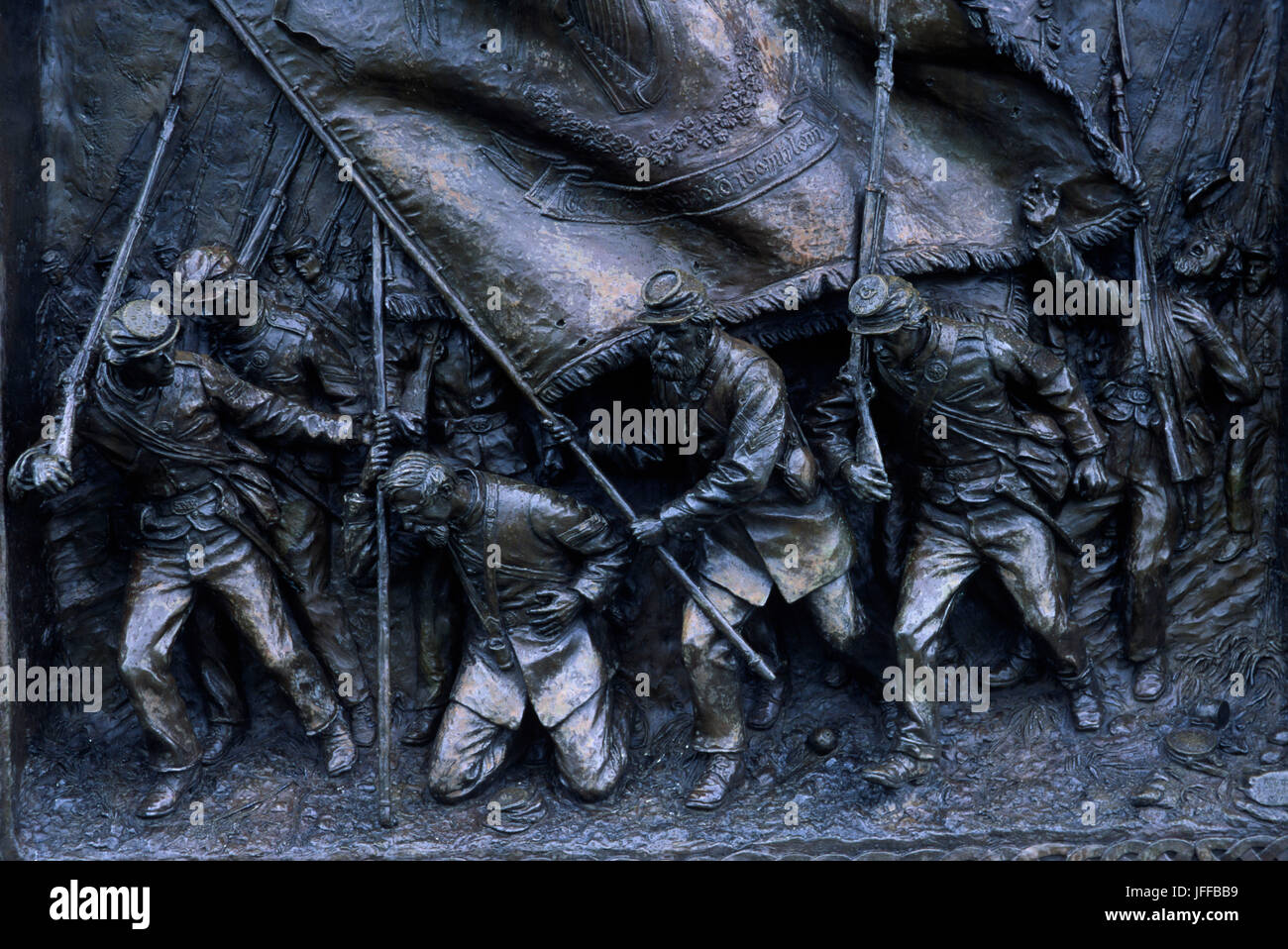 Irish Brigade Monument, Antietam National Battlefield, Maryland Stock Photo