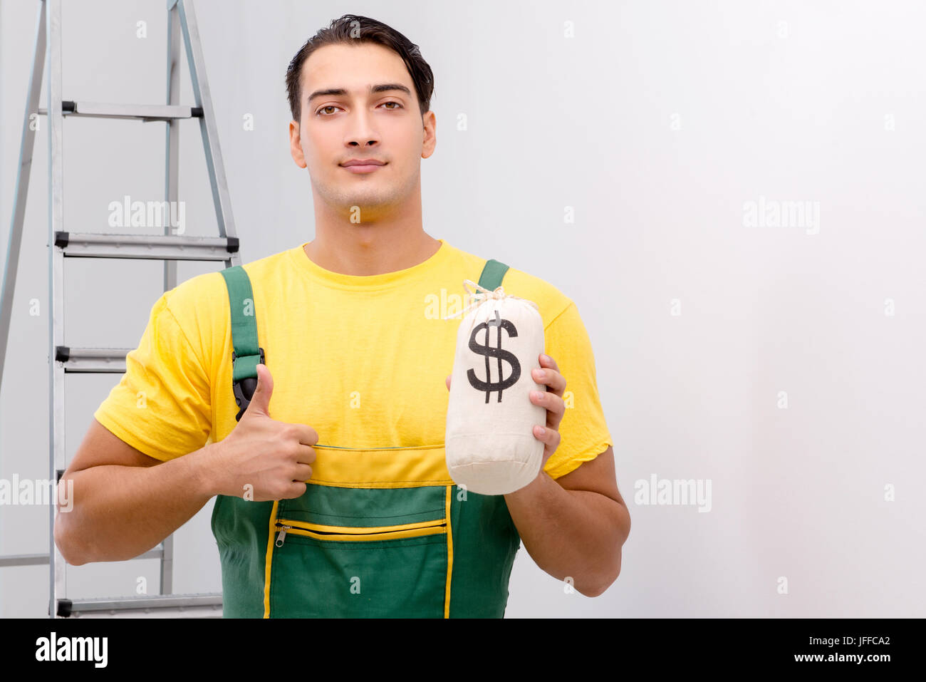 Construction worker working at the site Stock Photo - Alamy
