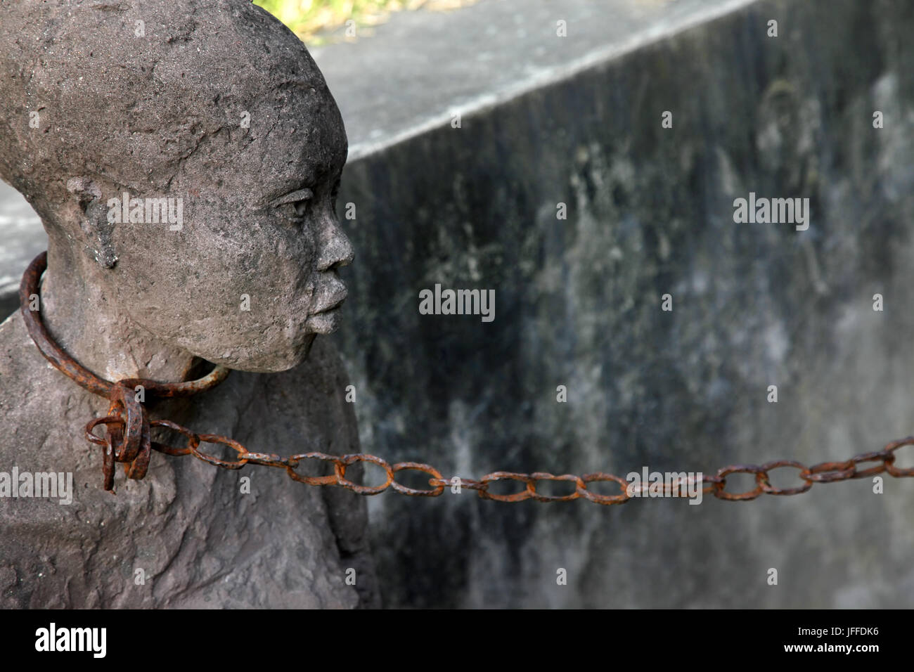 African Slave trade statue Stock Photo Alamy