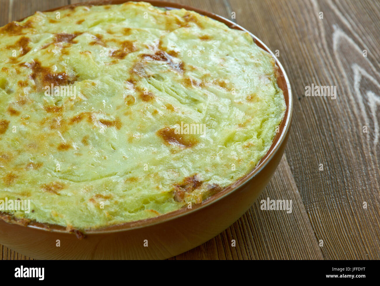 Tunisian PotatoMeat Pie Stock Photo Alamy