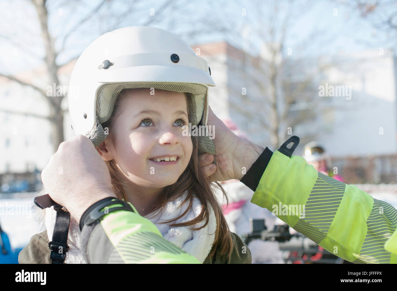 Man wearing crash helmet hi-res stock photography and images - Alamy