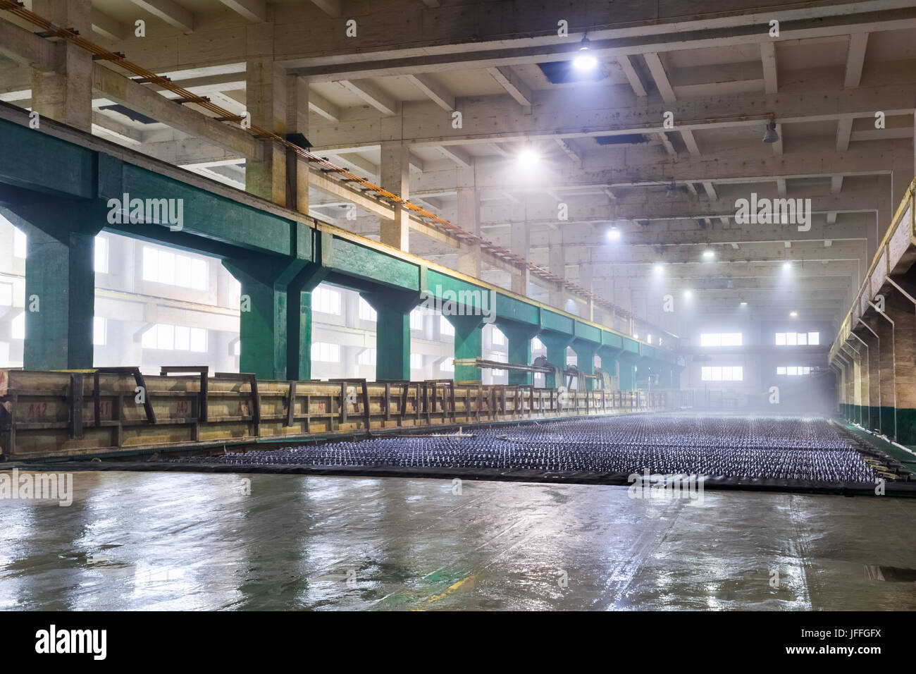 zinc electrowinning closeup Stock Photo Alamy
