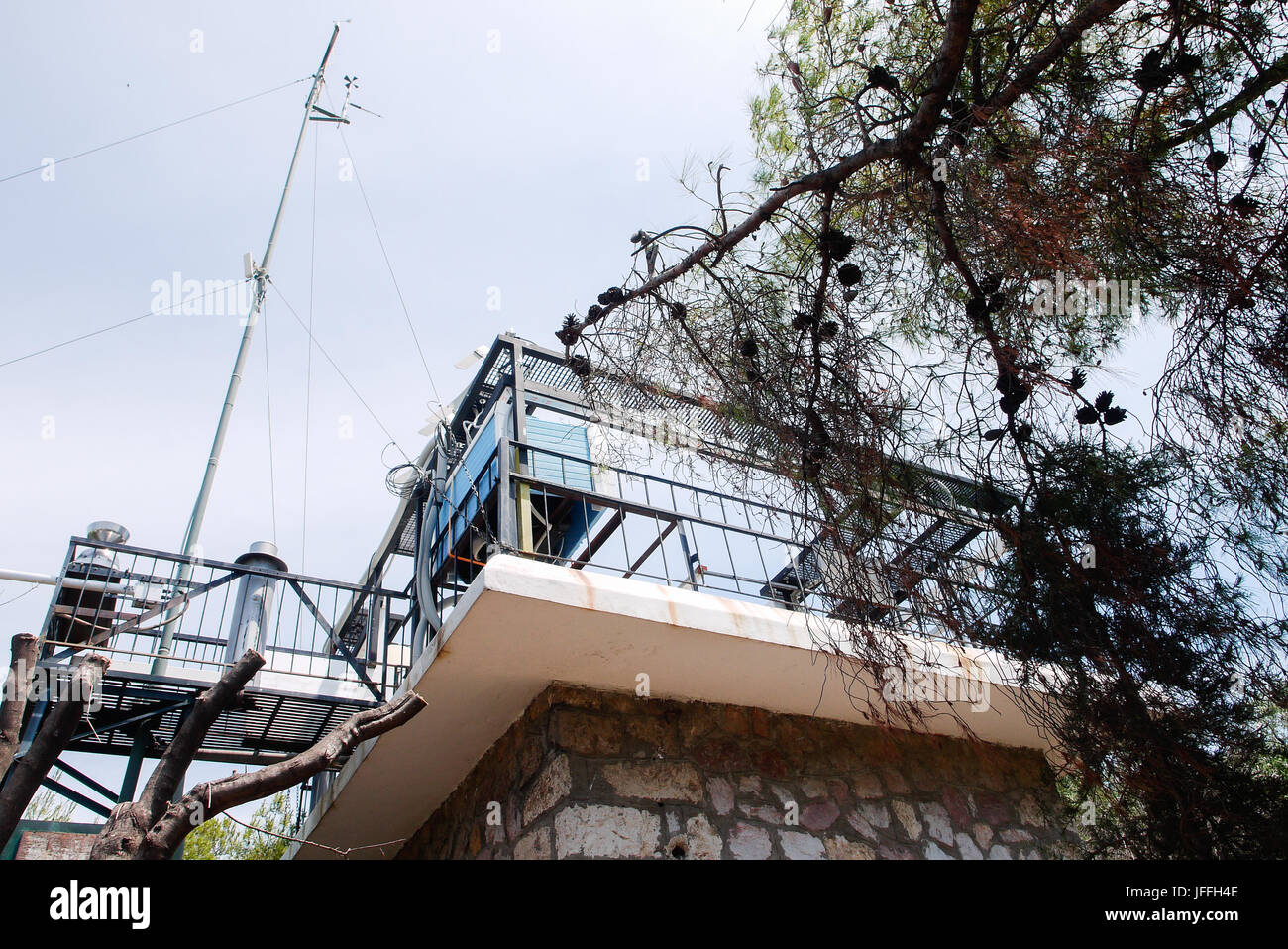 Weather forecast station on Pnyx Hill, Filopappou Hill Park, Athens