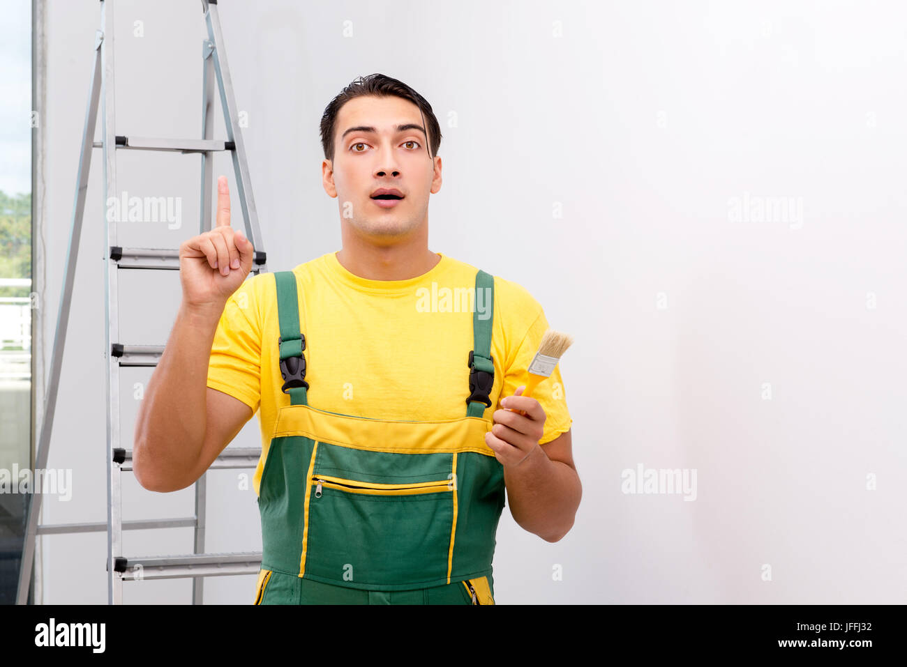 Construction worker working at the site Stock Photo - Alamy