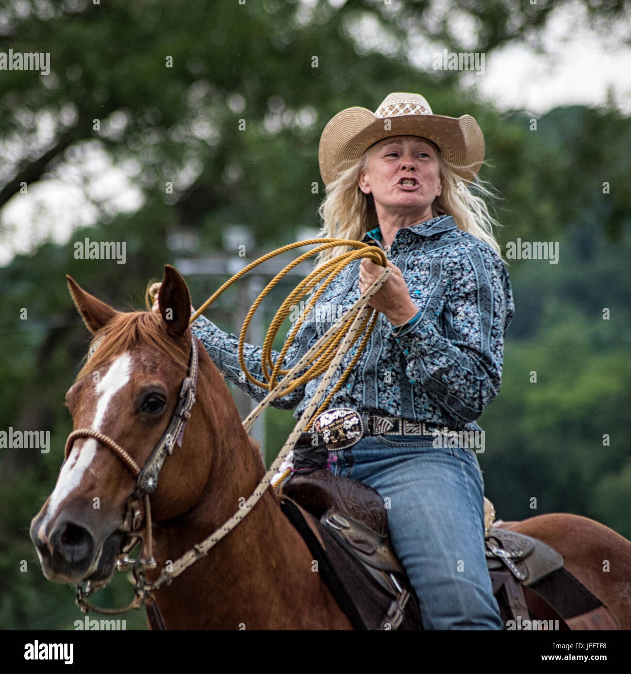 Rodeo cowboy hi-res stock photography and images - Alamy