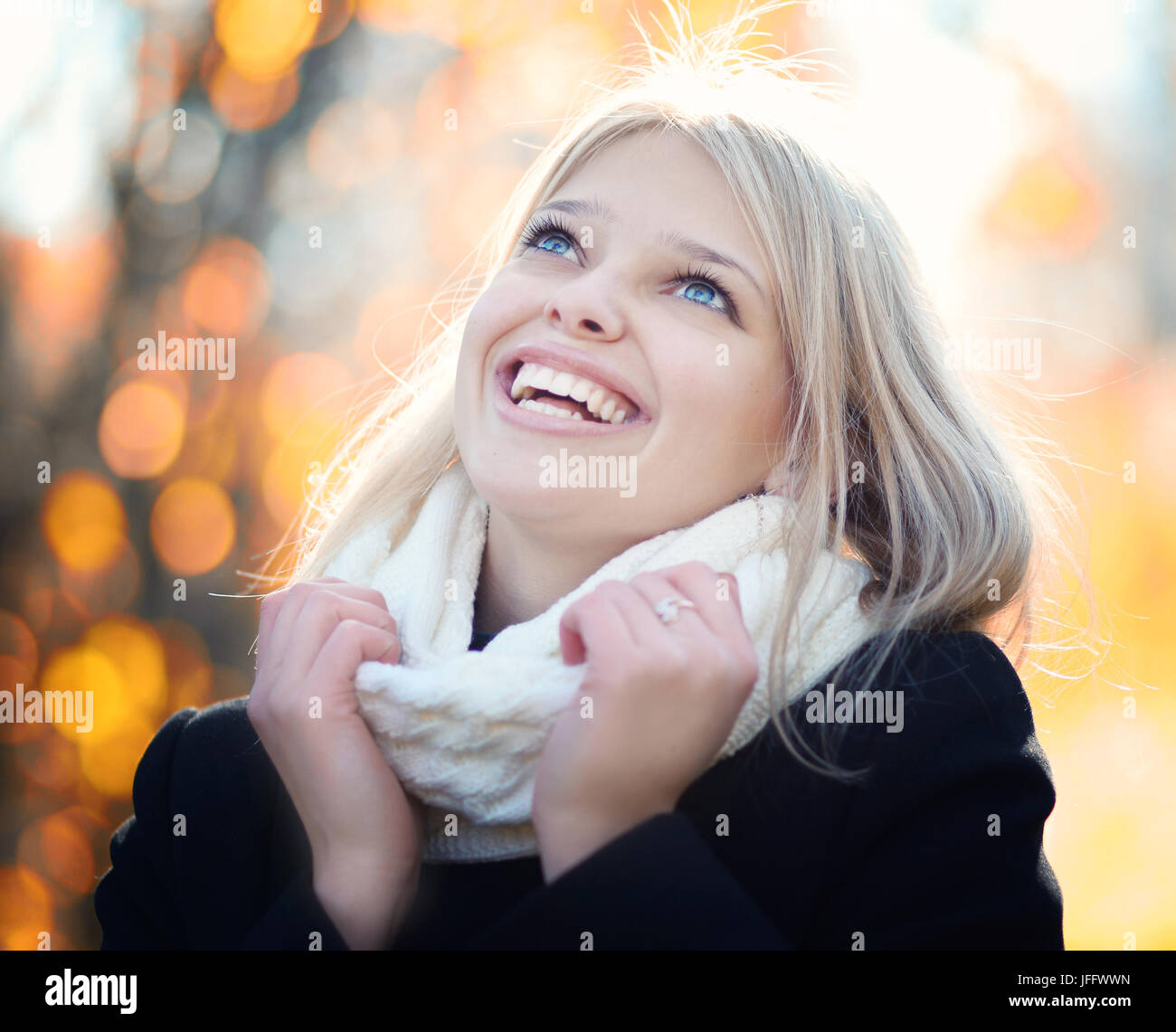 Portrait cheerful gorgeous girl hi-res stock photography and images - Alamy