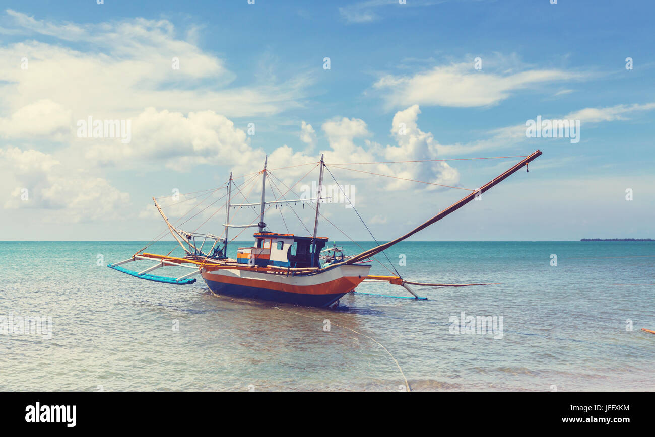 Boat in Philippines Stock Photo - Alamy