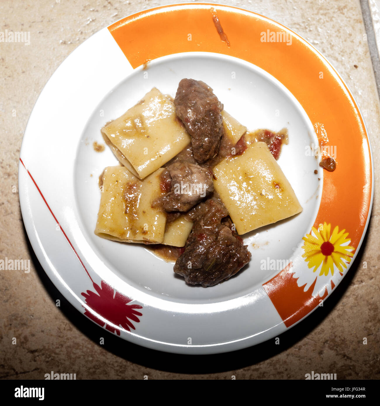 Beef sauce genovese Stock Photo Alamy