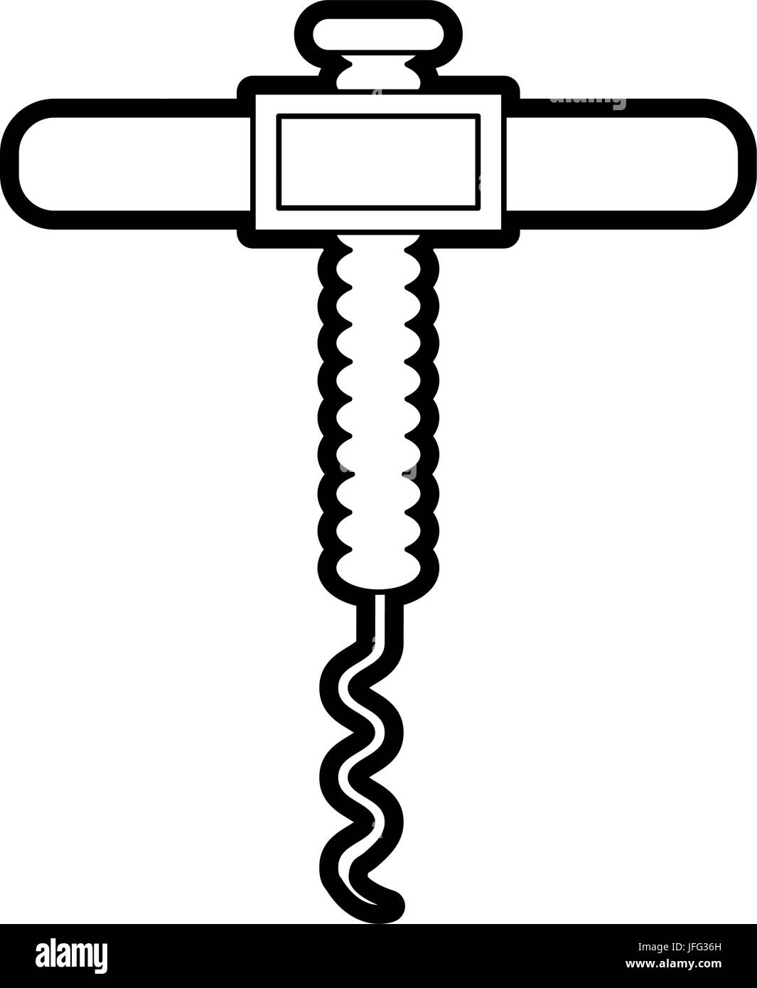 Spiral opener Stock Vector Images Alamy