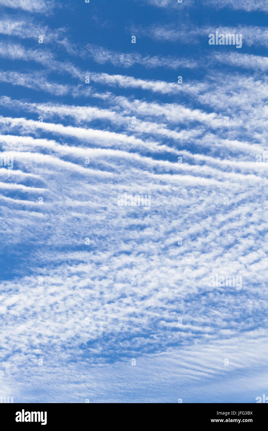 cirrocumulus clouds Stock Photo