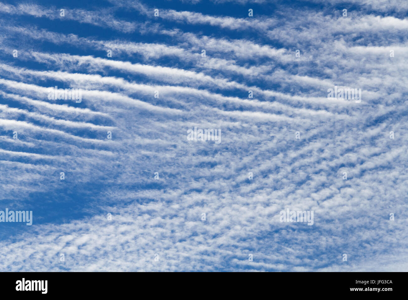 cirrocumulus clouds Stock Photo