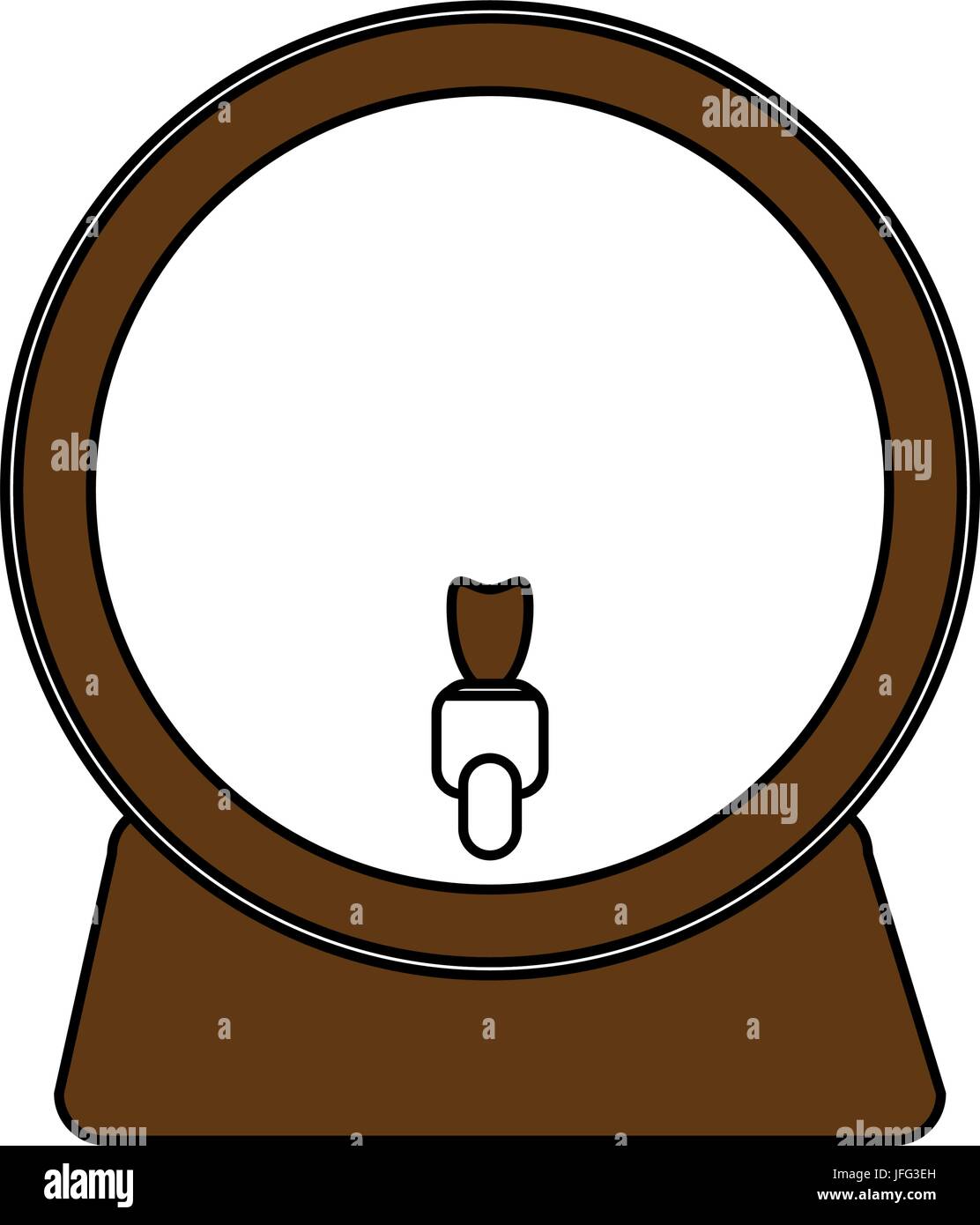 Barrel beverage dispenser Stock Vector Image & Art Alamy