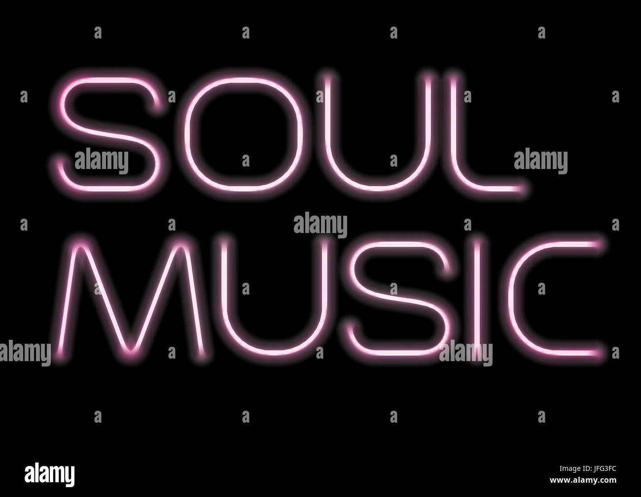 SOUL MUSIC Stock Photo
