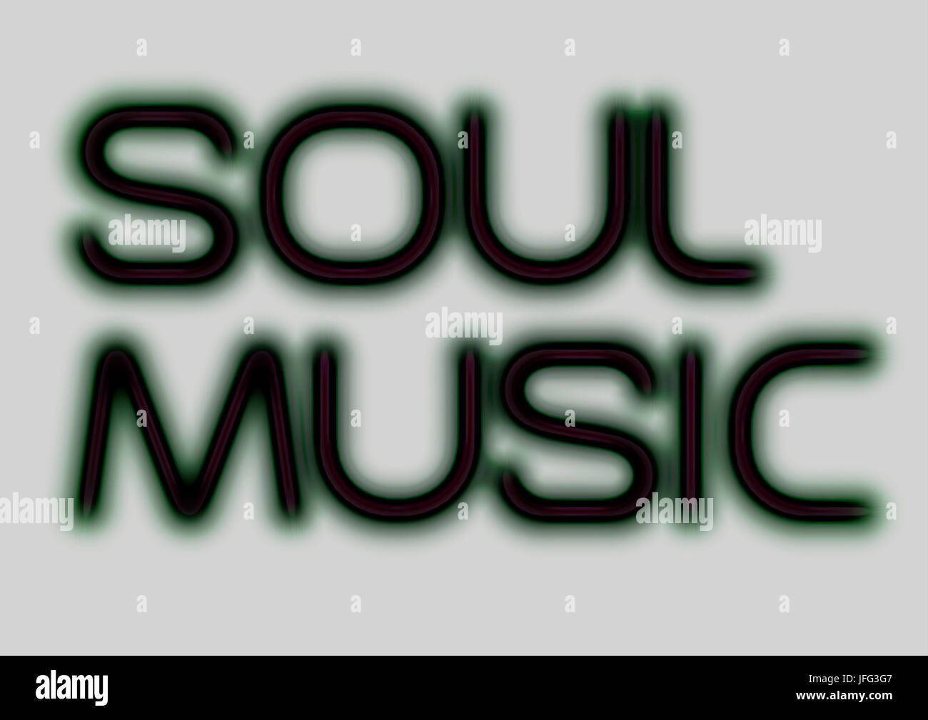 SOUL MUSIC Stock Photo