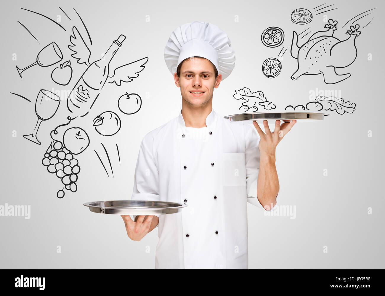 Food serving hi-res stock photography and images - Alamy