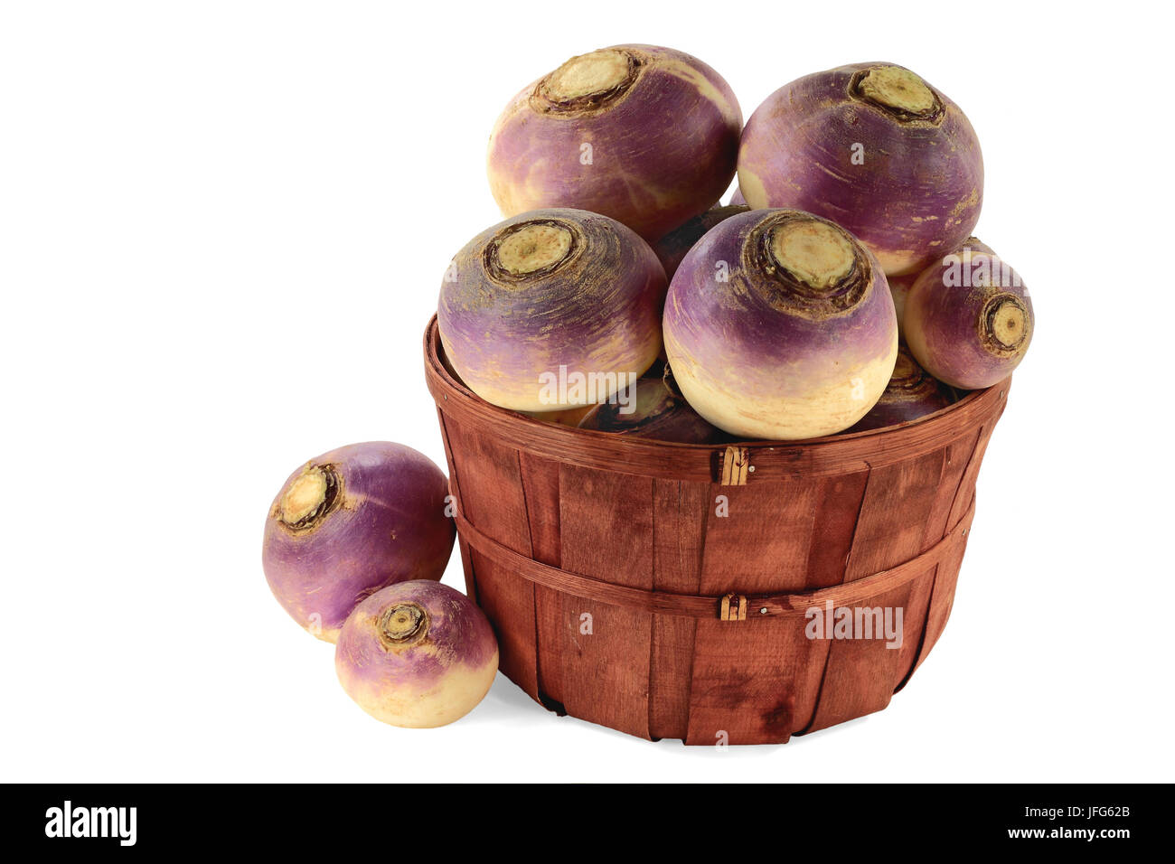 Vegetable Turnip roots Stock Photo