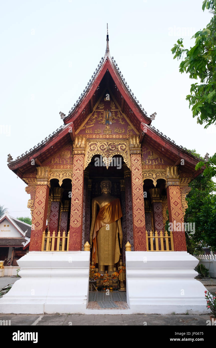 Wat Sensoukaram Buddhist temple in Luang Prabang, Laos, Asia Stock Photo