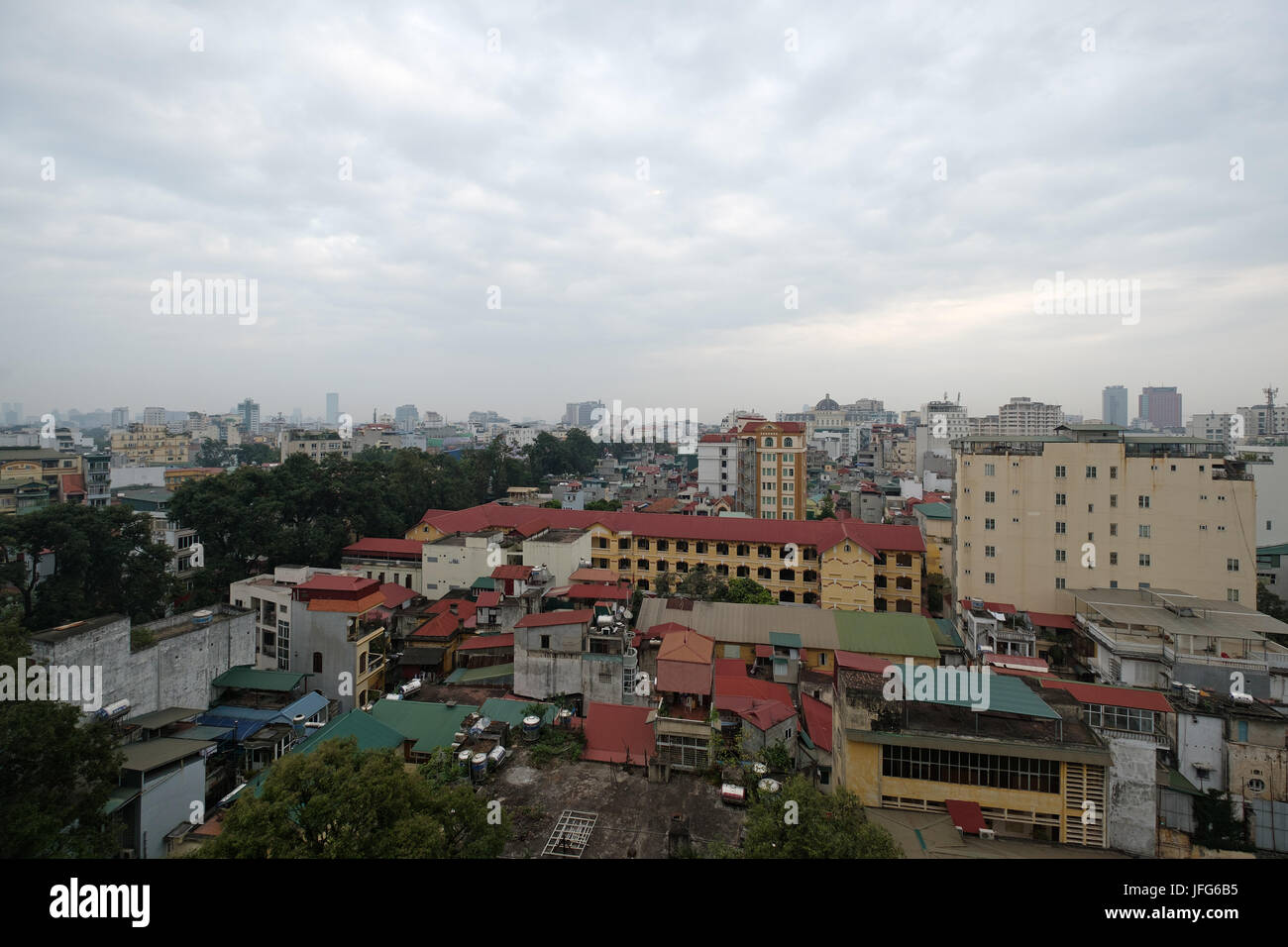 Elevated view of Hanoi, Vietnam, Asia Stock Photo