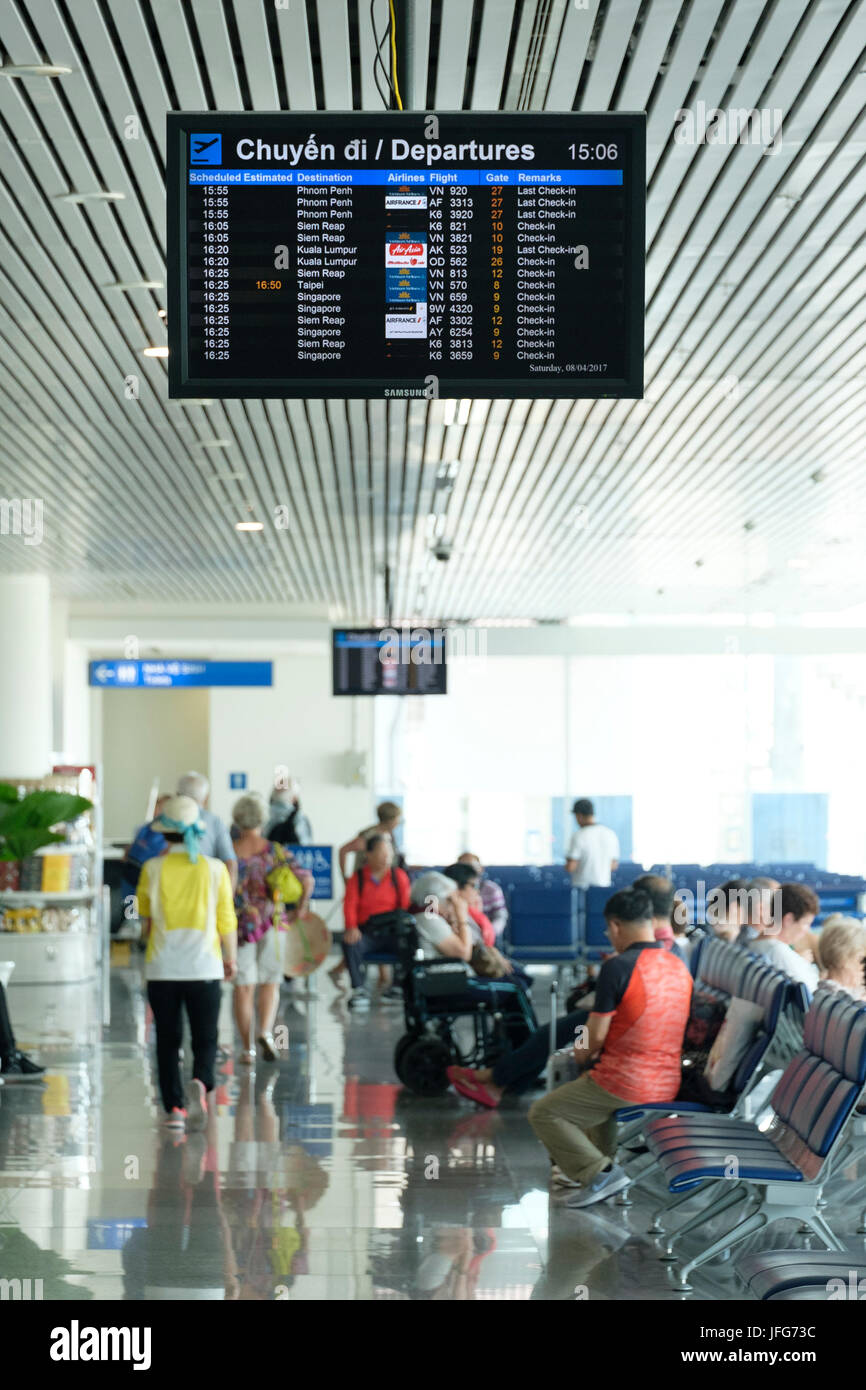 Departures terminal at Tan Son Nhat international airport in Ho Chi Minh,  Vietnam, Asia Stock Photo - Alamy