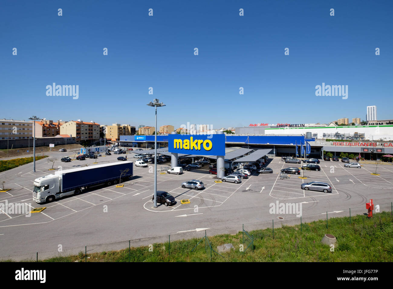 Makro retail store Stock Photo