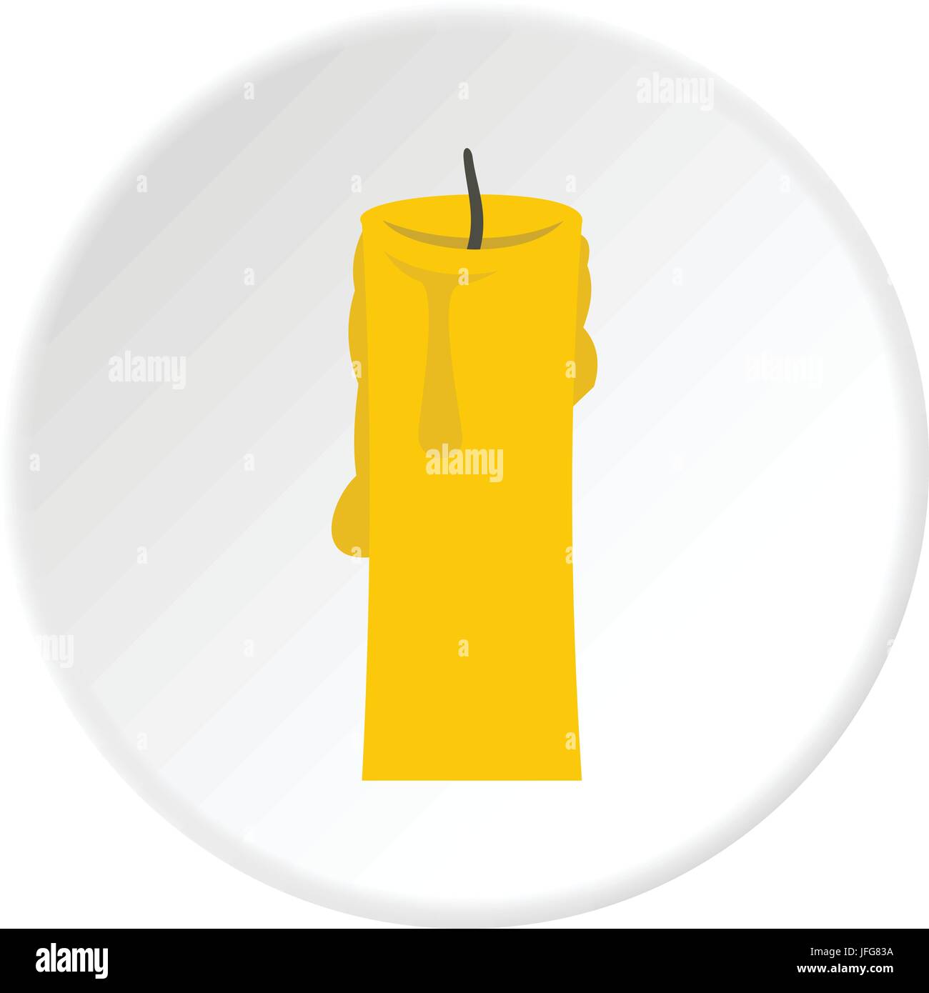 One candle icon circle Stock Vector Image & Art - Alamy