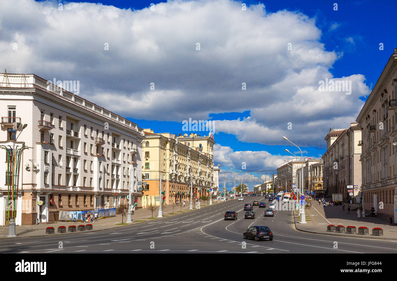 Victory Square, Minsk, Belarus Stock Photo - Alamy