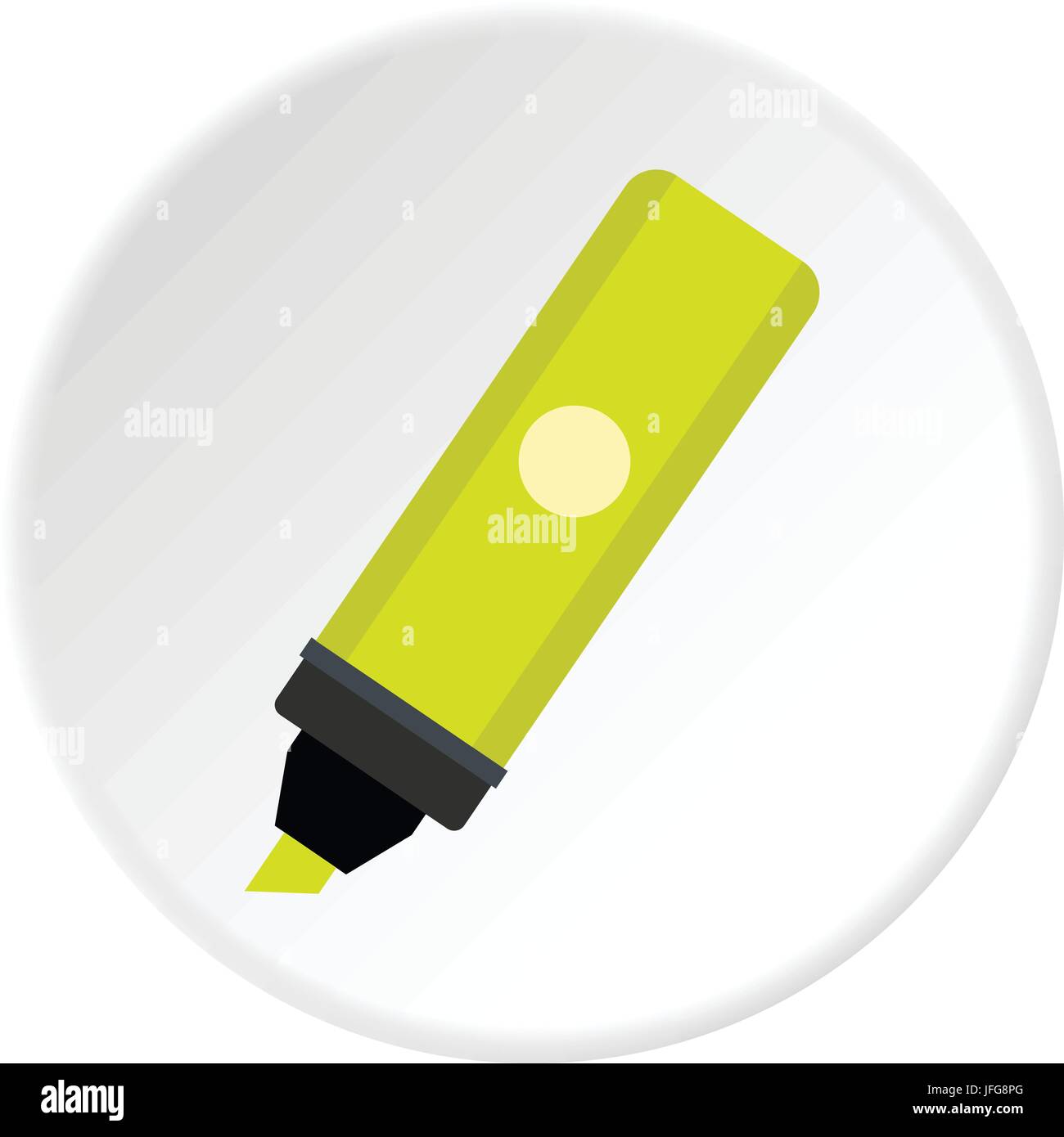 Yellow sheet of paper for notes icon circle Stock Vector Image & Art ...
