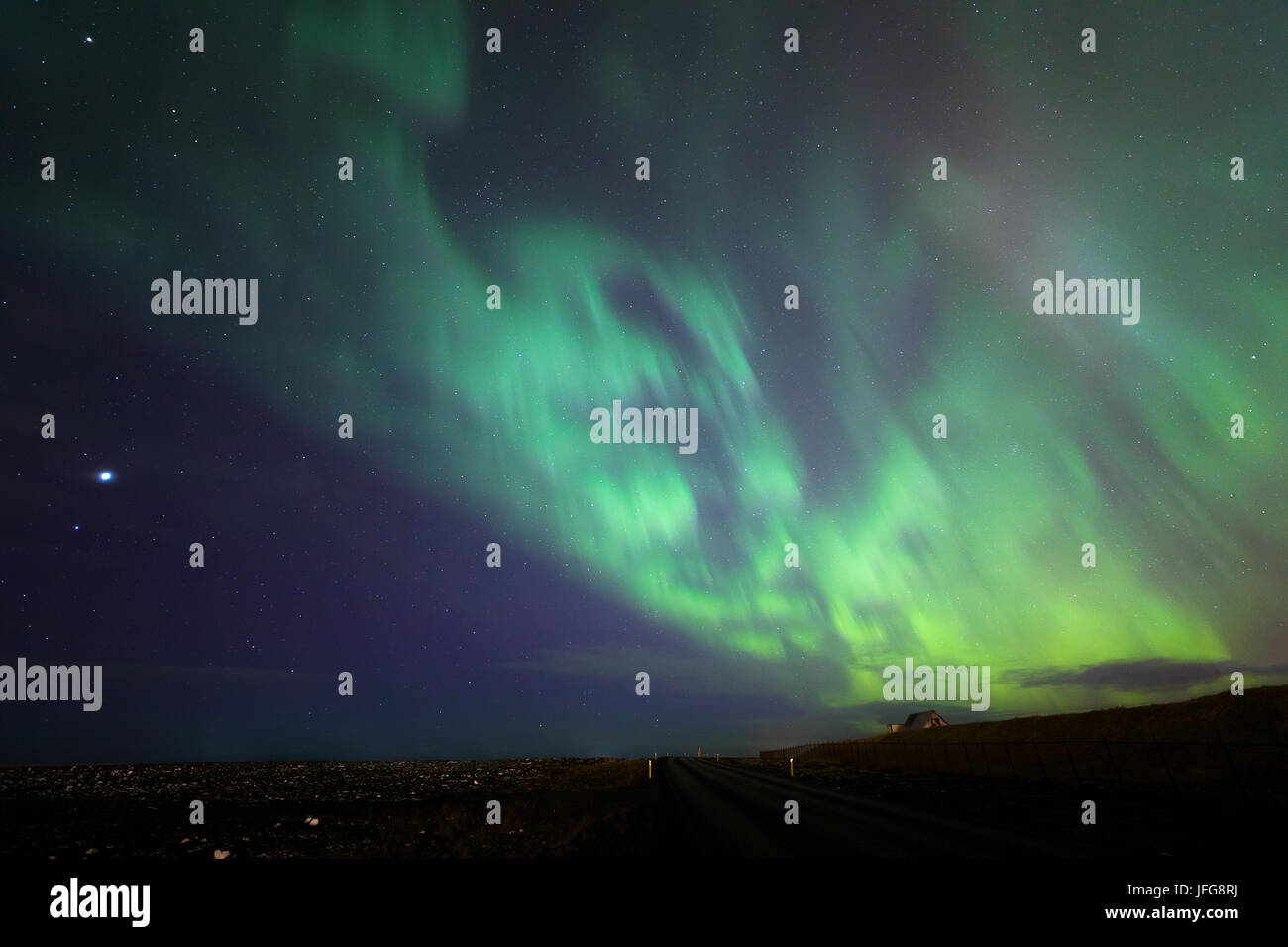 The Northern Light Aurora borealis Iceland Stock Photo - Alamy