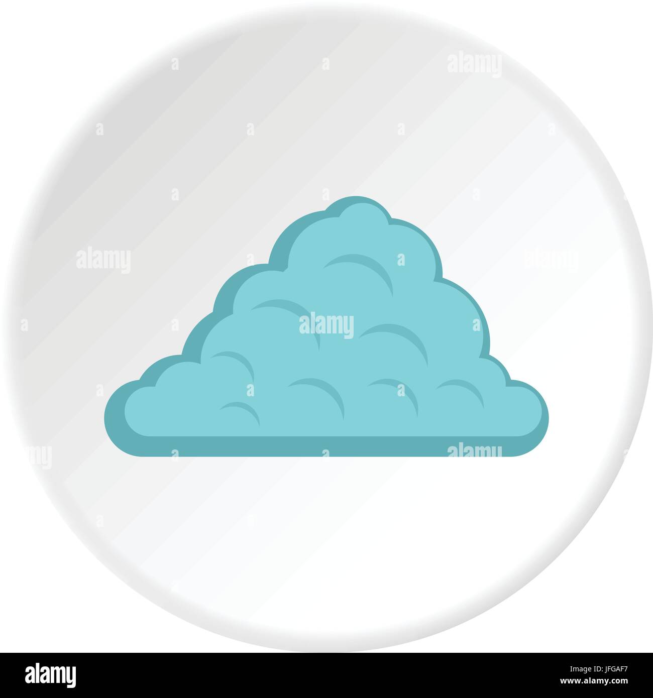 One cloud icon circle Stock Vector Image & Art - Alamy