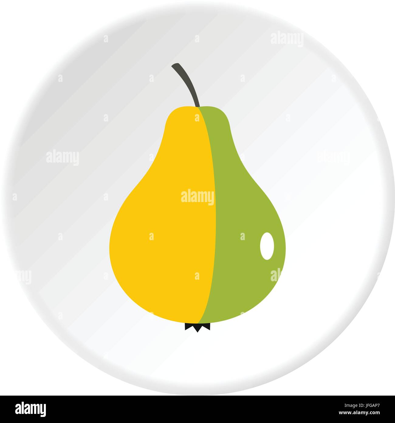Ripe pear icon circle Stock Vector Image & Art - Alamy