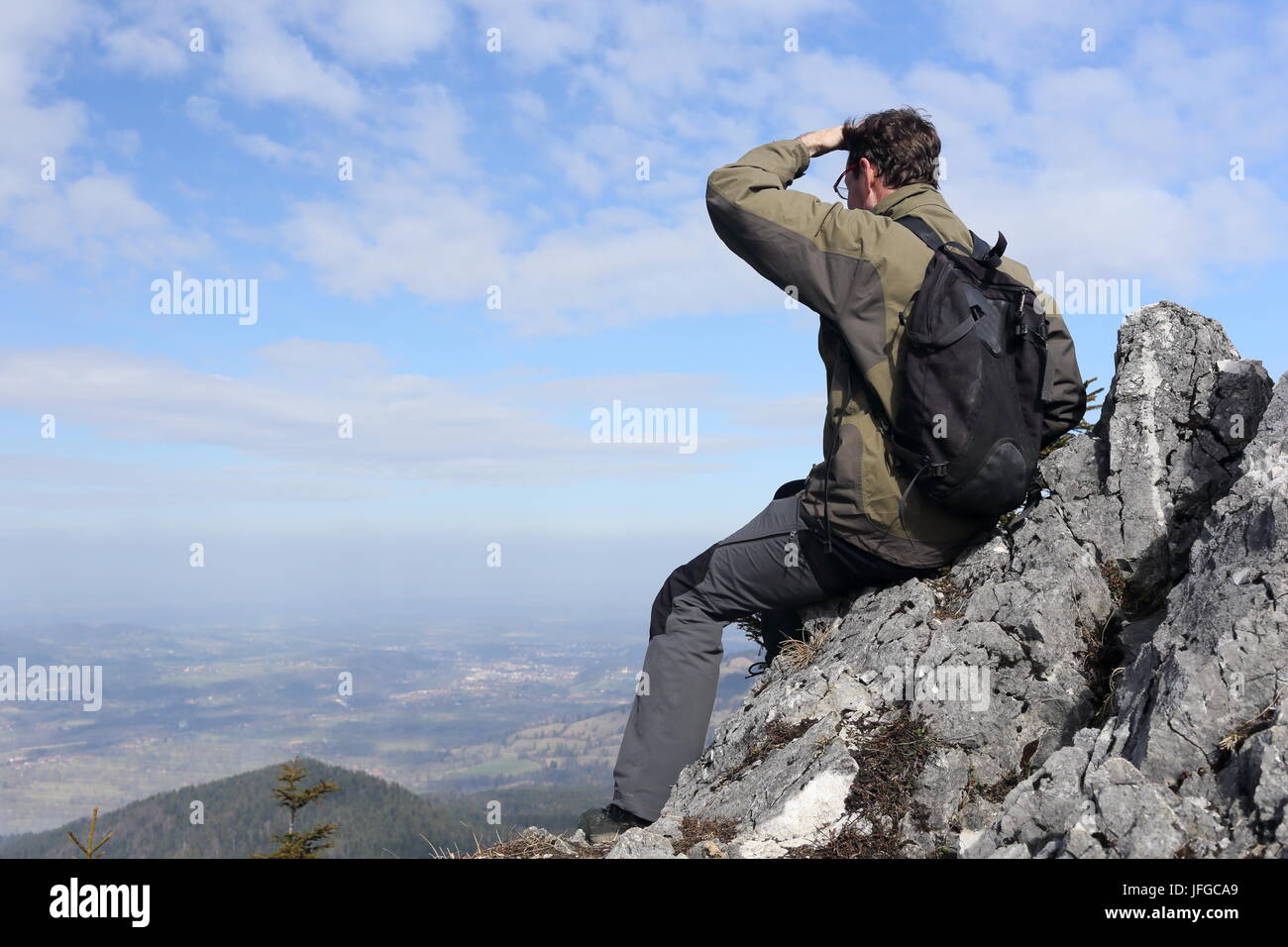 Successful hiker hi-res stock photography and images - Alamy
