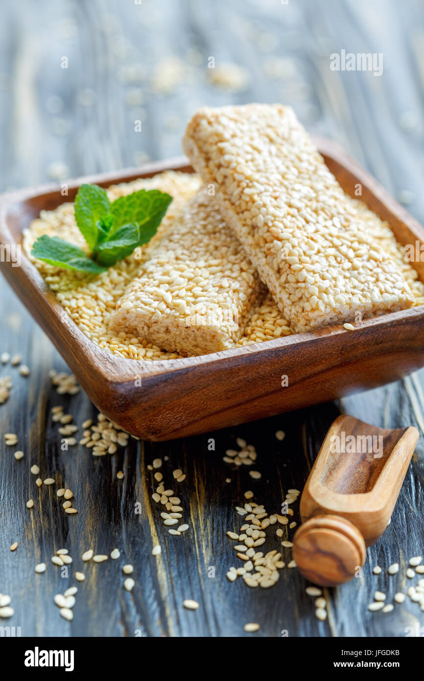 Sesame seed snack bars hires stock photography and images Alamy