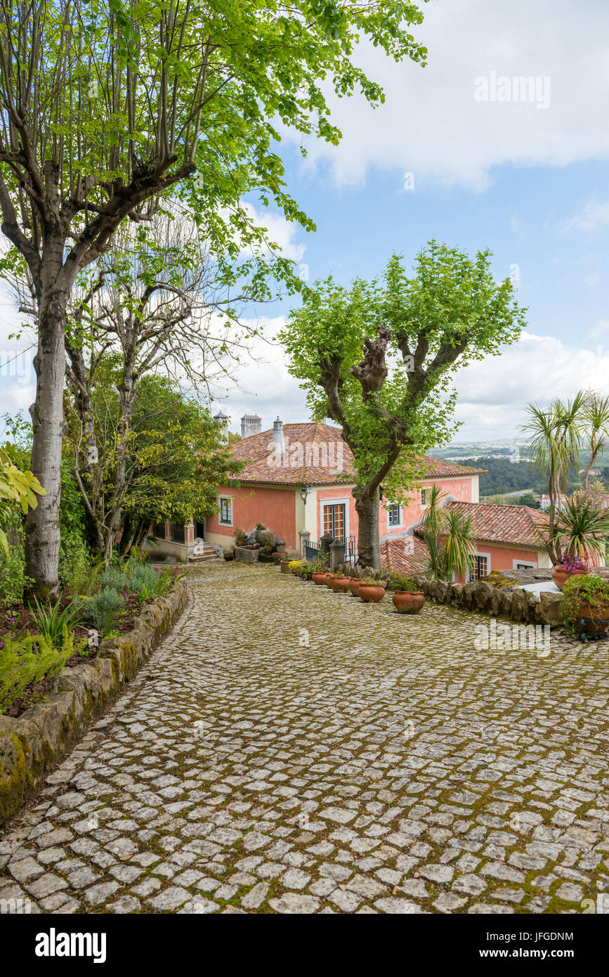 Old Buildings and houses in Sintra Stock Photo Alamy
