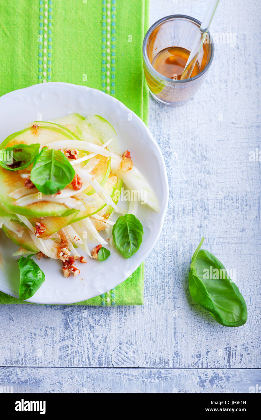 Fennel and apple salad Stock Photo Alamy