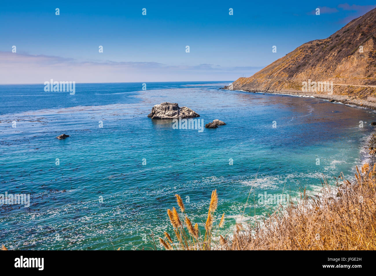 California route №1 Stock Photo - Alamy