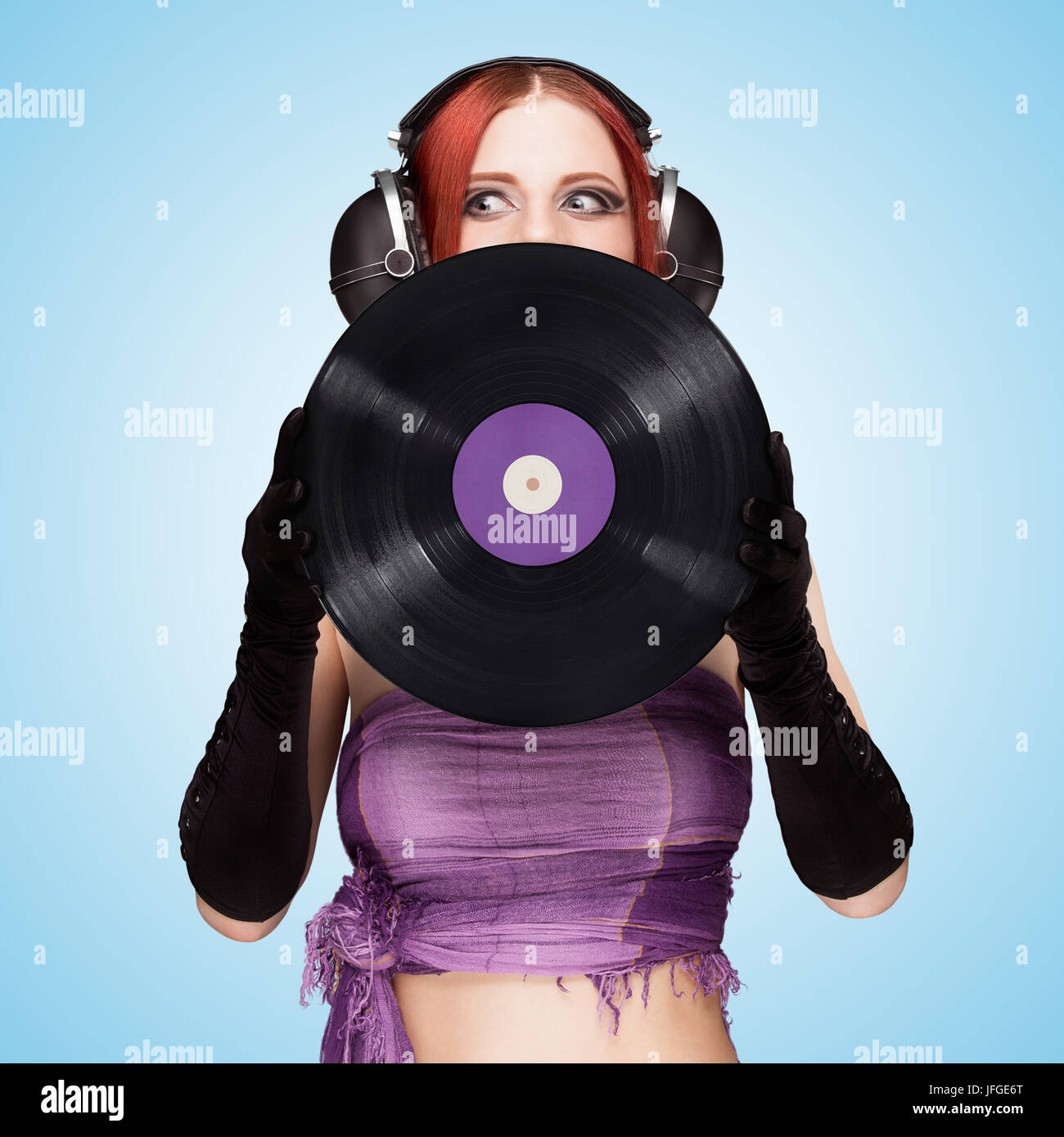 Musical emotions. Stock Photo
