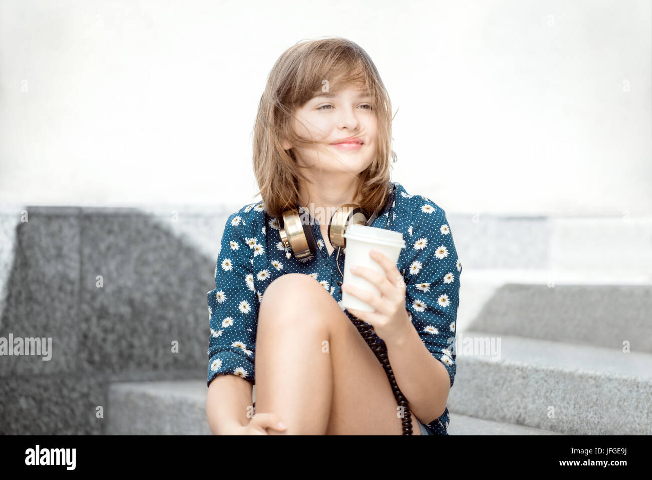 Feeling good. Stock Photo