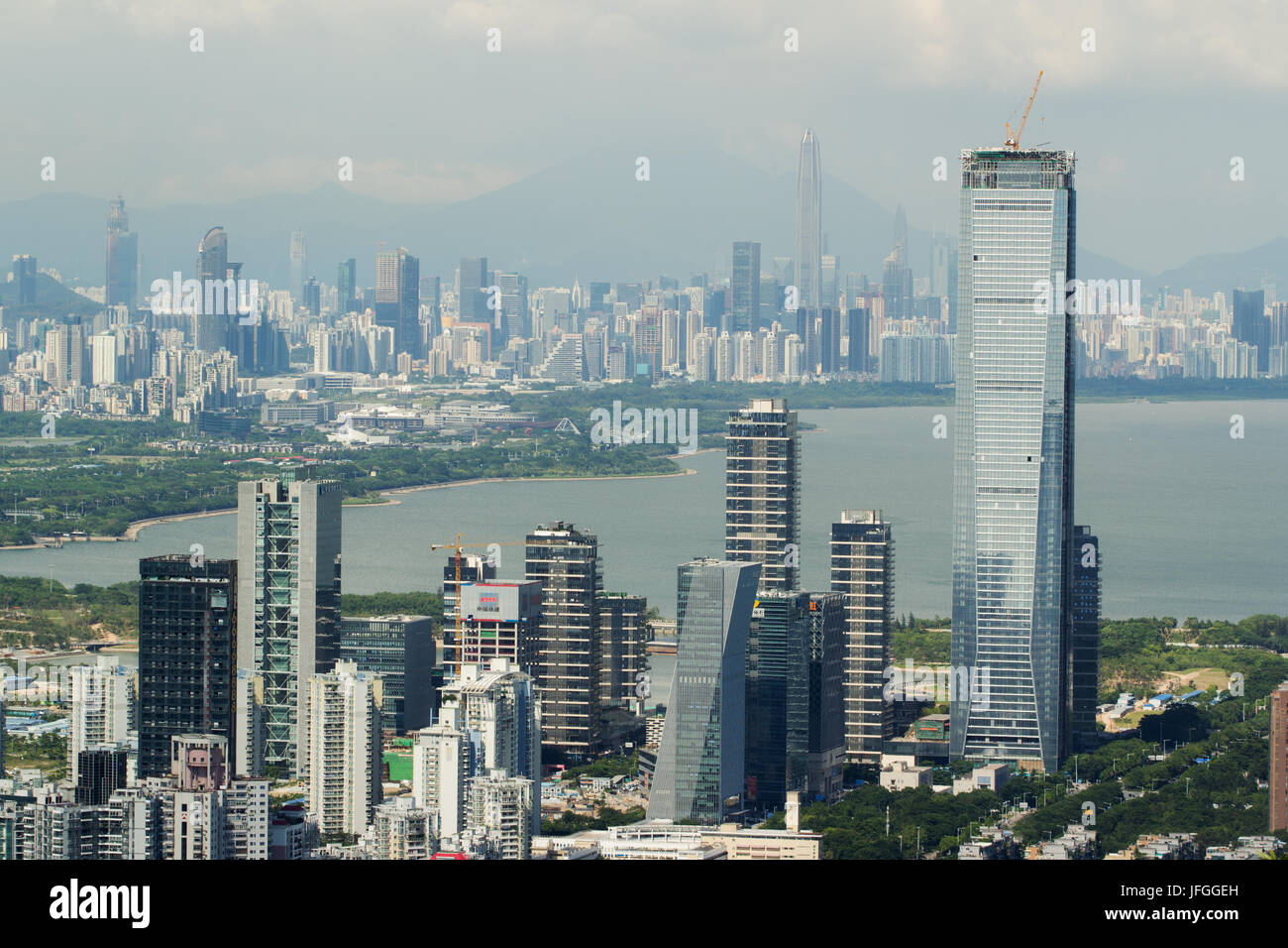 Shenzhen china city aerial view hires stock photography and images Alamy